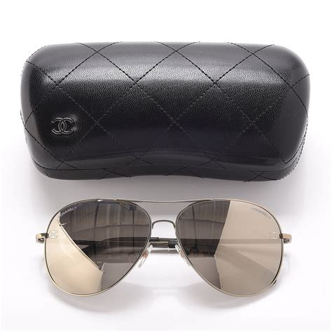 chanel aviator sunglasses women's